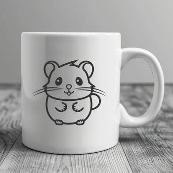 Hamster In SVG, PNG, PDF And DXF Files