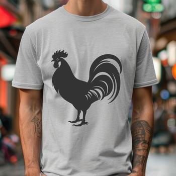 Rooster In SVG & DXF