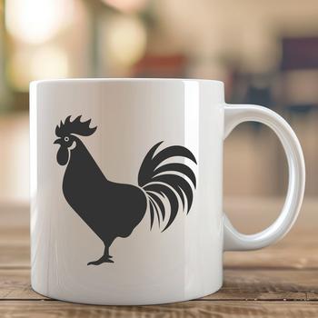 Artistic Rooster - Farm Animal SVG