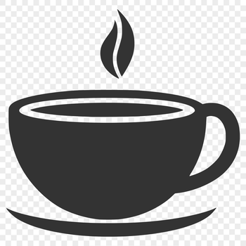 A simple illustration of a cup with a handle, suitable for digital design and crafting projects.