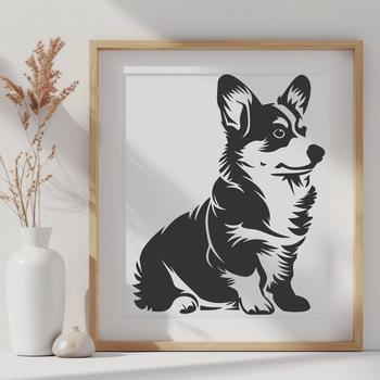 Creative Corgi Vector Art