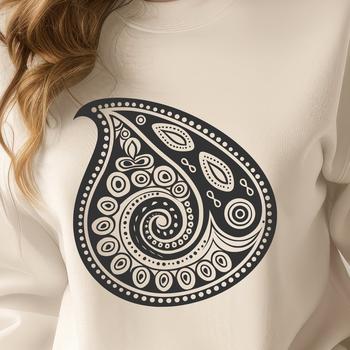 A detailed ornate paisley pattern in vector format.