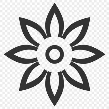 Floral Flower - Cricut PNG