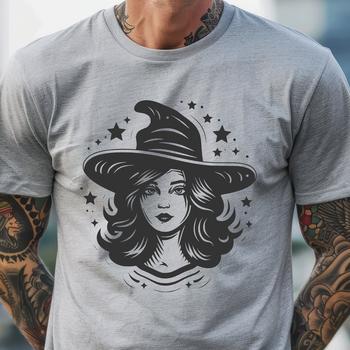 Unique Witch In DXF