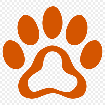 Vector illustration of animal footprints.