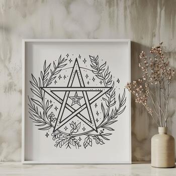 Creative Pentagram In PDF Format