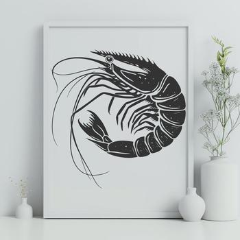 Stunning Prawn In PDF & PNG