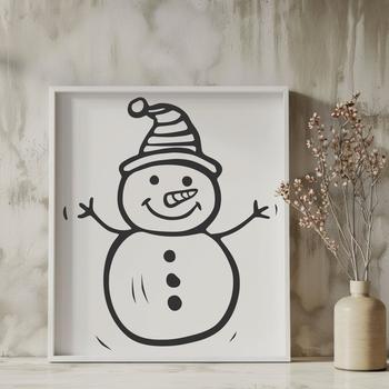 Beautiful Snow Printable Artwork