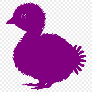 A high-quality illustration of a full-bodied turkey in profile.