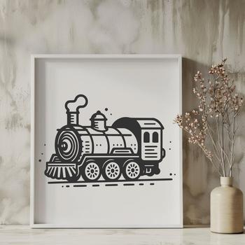 Unique Train - For Laser Engraver Project