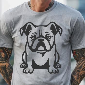 Unique Sitting Bulldog - PDF