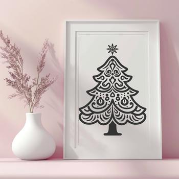 Artistic Christmas Tree - For Laser Engraver Project