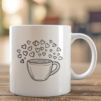 Free Coffee Cup Vector Craft File - Free PDF Download