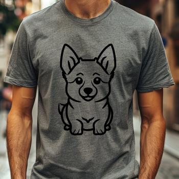 Beautiful Sitting Corgi - PDF