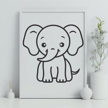 Unique Elephant - For Laser Engraver Project