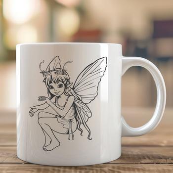 Stunning Fairy DXF