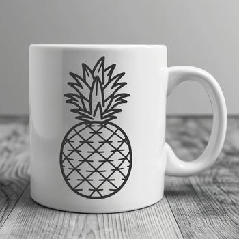 Creative Pineapple In DXF Format