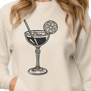 Beautiful Cocktail - Laser Engraver SVG