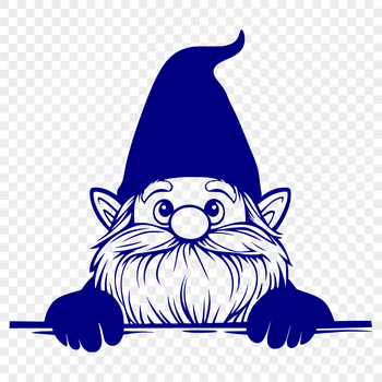 A mythical creature with the body of a dwarf and the head of an animal, suitable for vector art and cutting machine designs.