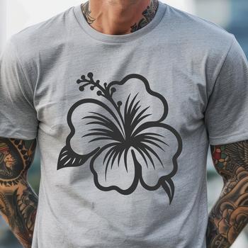 Stunning Hibiscus - For Laser Cutter Project