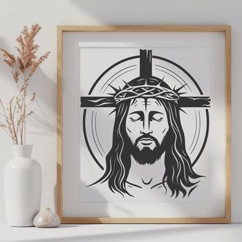 Stunning Jesus In SVG & PNG