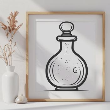 Free Potion Bottle - For Sublimation Project