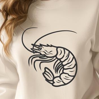 Creative Shrimp - DXF Format