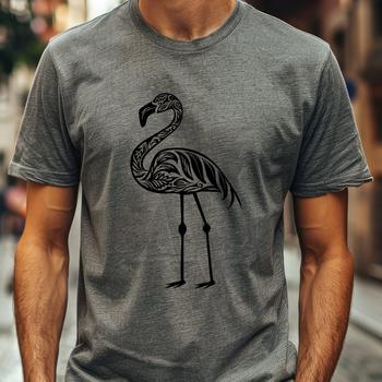 Ornate Flamingo - DXF Format