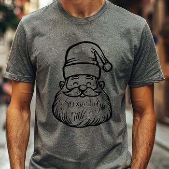 Beautiful Santa Claus SVG, PNG, PDF And DXF Files