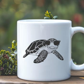 Beautiful Sea Turtle - Glowforge PDF