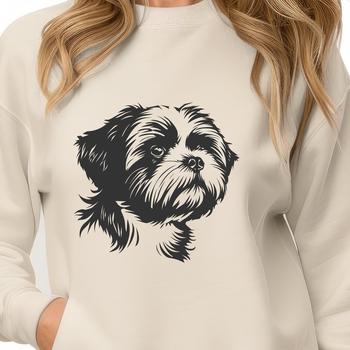 Artistic Shih Tzu - For Craft Project