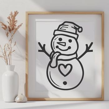 Free Snowman In DXF