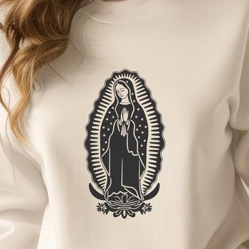 Virgin Mary In SVG Format