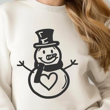 Creative Snowman In PDF & PNG