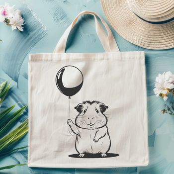 A high-quality digital illustration of a friendly guinea pig suitable for printing or cutting with a Cricut.