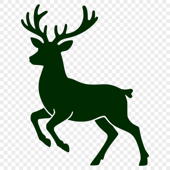A vector illustration of a reindeer, suitable for commercial or personal use in various design projects.