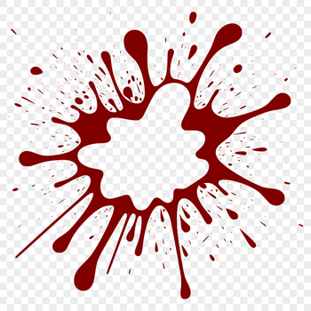 A colorful splat shape designed as vector art for digital applications.