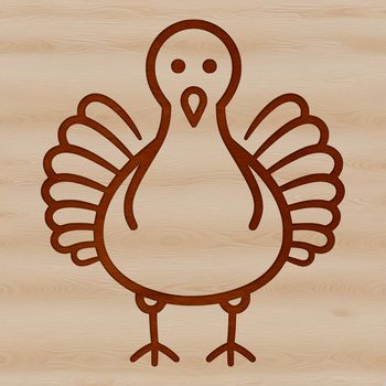 A vector illustration of an adorable animal in a minimalist style.