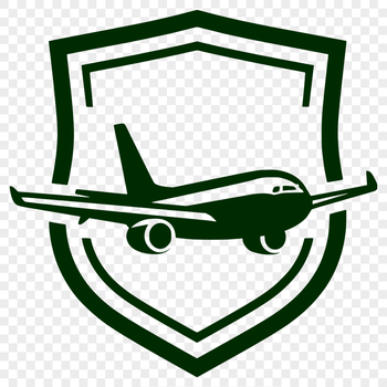 Simple airplane design suitable for cutting or laser engraving projects.