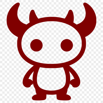 Alien creature in a sci-fi setting, designed as a vector graphic for commercial or personal use.