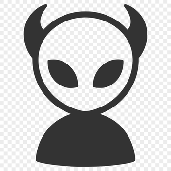 Alien space creature in a futuristic setting, suitable for sci-fi designs.