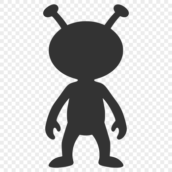 Illustrative depiction of a futuristic extraterrestrial being.