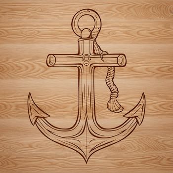 Anchors in various designs for nautical-themed vector art.