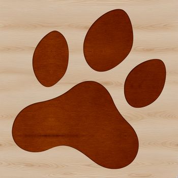 High-quality SVG illustration of animal paw prints, suitable for various design projects.