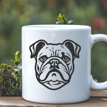 Unique Bulldog - Cricut SVG