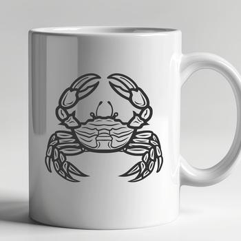 Creative Crab In SVG & DXF