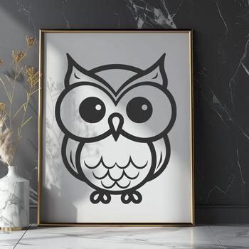 Free Owl - Vinyl SVG