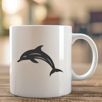 Artistic Dolphin Vector Craft File