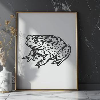 Stunning Toad - Vinyl DXF