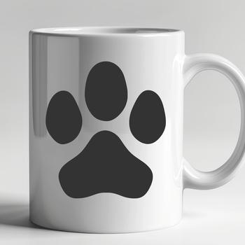 Artistic Paw Printable Artwork In DXF For Free Download